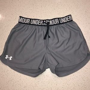Under Armour grey athletic shorts